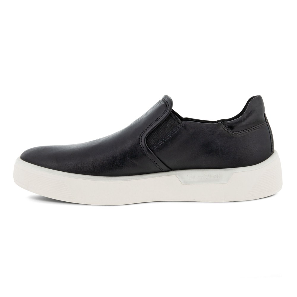 ECCO Womens Slip-On Black - Street Tray - WFZ-548937